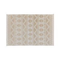 Roomio® Teppich No. 8307 beiges Rautenmuster - ca. 200 x 290 cm