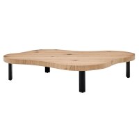 Roomio Couchtisch No. 2002 Eiche & schwarzes Metall -...