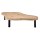 Roomio Couchtisch No. 2002 Eiche & schwarzes Metall - ca. 135 x 82 cm