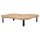 Roomio Couchtisch No. 2002 Eiche & schwarzes Metall - ca. 135 x 82 cm