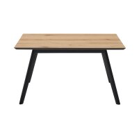 Roomio No. 2002 - Couchtisch Eichefurnier & schwarzes...