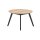 Roomio No. 2002 - Couchtisch Eichefurnier & schwarzes Mangoholz - Durchmesser ca. 65 cm