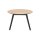 Roomio No. 2002 - Couchtisch Eichefurnier & schwarzes Mangoholz - Durchmesser ca. 65 cm