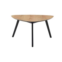 Roomio No. 2002 - Couchtisch Eichefurnier & schwarzes...