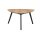 Roomio No. 2002 - Couchtisch Eichefurnier & schwarzes Mangoholz - ca. 80 x 78 cm