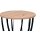 Beistelltisch Mella 1 Artisaneiche & Schwarz - Durchmesser ca. 50 cm