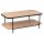 Couchtisch Pina 2 Artisan Eiche & Schwarz - ca. 120 x 45 cm