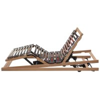 Interliving Lattenrost Serie 1952 mit Refluxfunktion und Funksteuerung dreifach motorisch mit Funk – Liegefläche ca. 90 x 200 cm