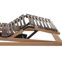 Interliving Lattenrost Serie 1952 mit Refluxfunktion und Funksteuerung dreifach motorisch mit Funk – Liegefläche ca. 90 x 200 cm