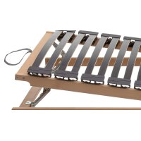 Interliving Lattenrost Serie 1952 mit manueller Kopf- und Fußteilverstellung manuell – Liegefläche ca. 90 x 200 cm
