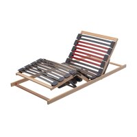 Interliving Lattenrost Serie 1952 mit zwei funkgesteuerten Motoren zweifach motorisch mit Funk-Fernbedienung – Liegefläche ca. 90 x 190 cm