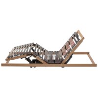 Interliving Lattenrost Serie 1953 mit Funksteuerung dreifach motorisch mit Funk-Fernbedienung – Liegefläche ca. 90 x 200 cm