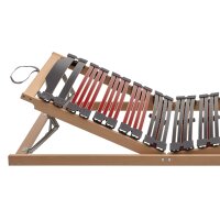 Interliving Lattenrost Serie 1953 mit langen Verstellzonen manuell verstellbar – Liegefläche ca. 90 x 200 cm