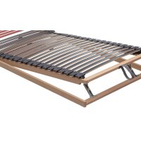 Interliving Lattenrost Serie 1953 mit langen Verstellzonen manuell verstellbar – Liegefläche ca. 90 x 200 cm