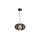 GLOBO Hängelampe Sakura Hanfschnur, Holz & Metall - Durchmesser ca. 44 cm