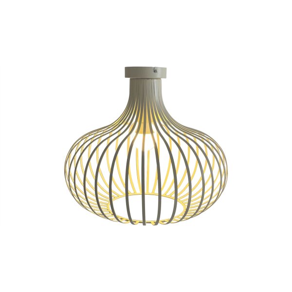 GLOBO Lampen Serie Mateo - Deckenlampe beiges Metall - Durchmesser ca. 40 cm