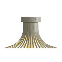 GLOBO Lampen Serie Mateo - Deckenlampe beiges Metall - Durchmesser ca. 40 cm