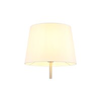 GLOBO Lampen Serie Joris - Stehlampe Nickel & weißer Lampenschirm - Höhe ca. 151 cm