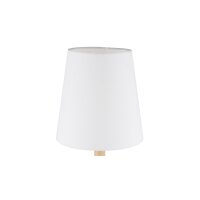 GLOBO Lampen Serie Joris - Tischlampe Kiefer & weißer Lampenschirm - Höhe ca. 45 cm
