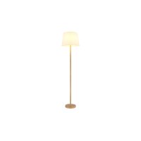 GLOBO Lampen Serie Joris - Stehlampe Kiefer & weißer Lampenschirm - Höhe ca. 151 cm