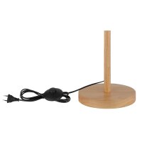 GLOBO Lampen Serie Joris - Stehlampe Kiefer & weißer Lampenschirm - Höhe ca. 151 cm