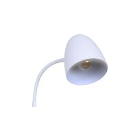 GLOBO Lampen Serie Jason - Tischlampe weißes Metall - Höhe ca. 40 cm