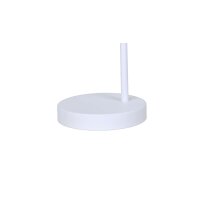 GLOBO Lampen Serie Jason - Tischlampe weißes Metall - Höhe ca. 40 cm