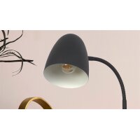 GLOBO Lampen Serie Jason - Stehlampe schwarzes Metall -...
