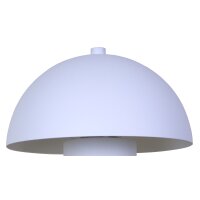 GLOBO Lampen Serie Bert - Tischlampe weißes Metall - Höhe ca. 26 cm