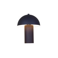 GLOBO Lampen Serie Bert - Tischlampe schwarzes Metall - Höhe ca. 26 cm