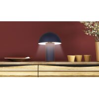 GLOBO Lampen Serie Bert - Tischlampe schwarzes Metall - Höhe ca. 26 cm