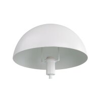GLOBO Lampen Serie Meike - Tischlampe weißes Metall - Höhe ca. 35 cm