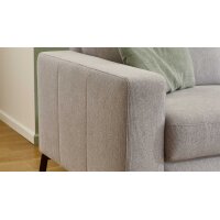 COMFORT SMART Anuk - Ecksofa hellgrauer Bezug Simply Clean – Stellfläche ca. 241 x 166 cm
