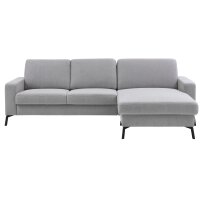 COMFORT SMART Anuk - Ecksofa hellgrauer Bezug Simply Clean – Stellfläche ca. 241 x 166 cm