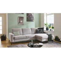 COMFORT SMART Anuk - Ecksofa hellgrauer Bezug Simply Clean – Stellfläche ca. 241 x 166 cm