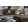 nobilia® Einbauküche Easytouch mit privileg E-Geräte, z. B. Kühlschrank Grafitschwarz & Metal Oxid – Stellfläche ca. 277 x 217 cm