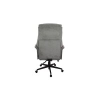 Chefsessel Otto XXL grauer Webstoff 112 & schwarzes Drehkreuz