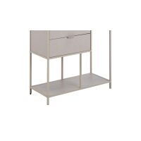 Regal Seaford im Industrielook Grau – ca. 77 x 185 cm
