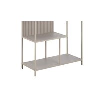 Regal Seaford im Industrielook Grau – ca. 77 x 185 cm