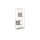 Regal Seaford im Industrielook Grau – ca. 77 x 185 cm