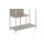 Regal Seaford im Industrielook Grau – ca. 77 x 185 cm