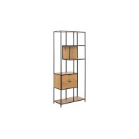 Regal Seaford im Industrielook Wildeiche & Schwarz...