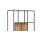 Regal Seaford im Industrielook Wildeiche & Schwarz – ca. 77 x 185 cm