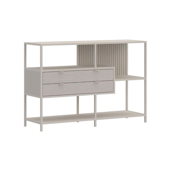 Regal Seaford im Industrielook grau - ca. 114 x 78 cm