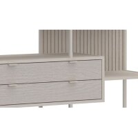 Regal Seaford im Industrielook grau - ca. 114 x 78 cm