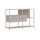 Regal Seaford im Industrielook grau - ca. 114 x 78 cm