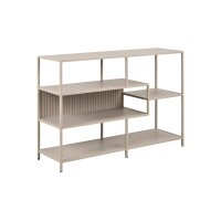 Regal Seaford im Industrielook grau - ca. 114 x 78 cm
