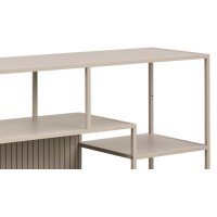 Regal Seaford im Industrielook grau - ca. 114 x 78 cm