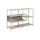 Regal Seaford im Industrielook grau - ca. 114 x 78 cm
