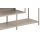 Regal Seaford im Industrielook grau - ca. 114 x 78 cm